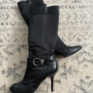 Christian Dior Women’s Black and Silver boots